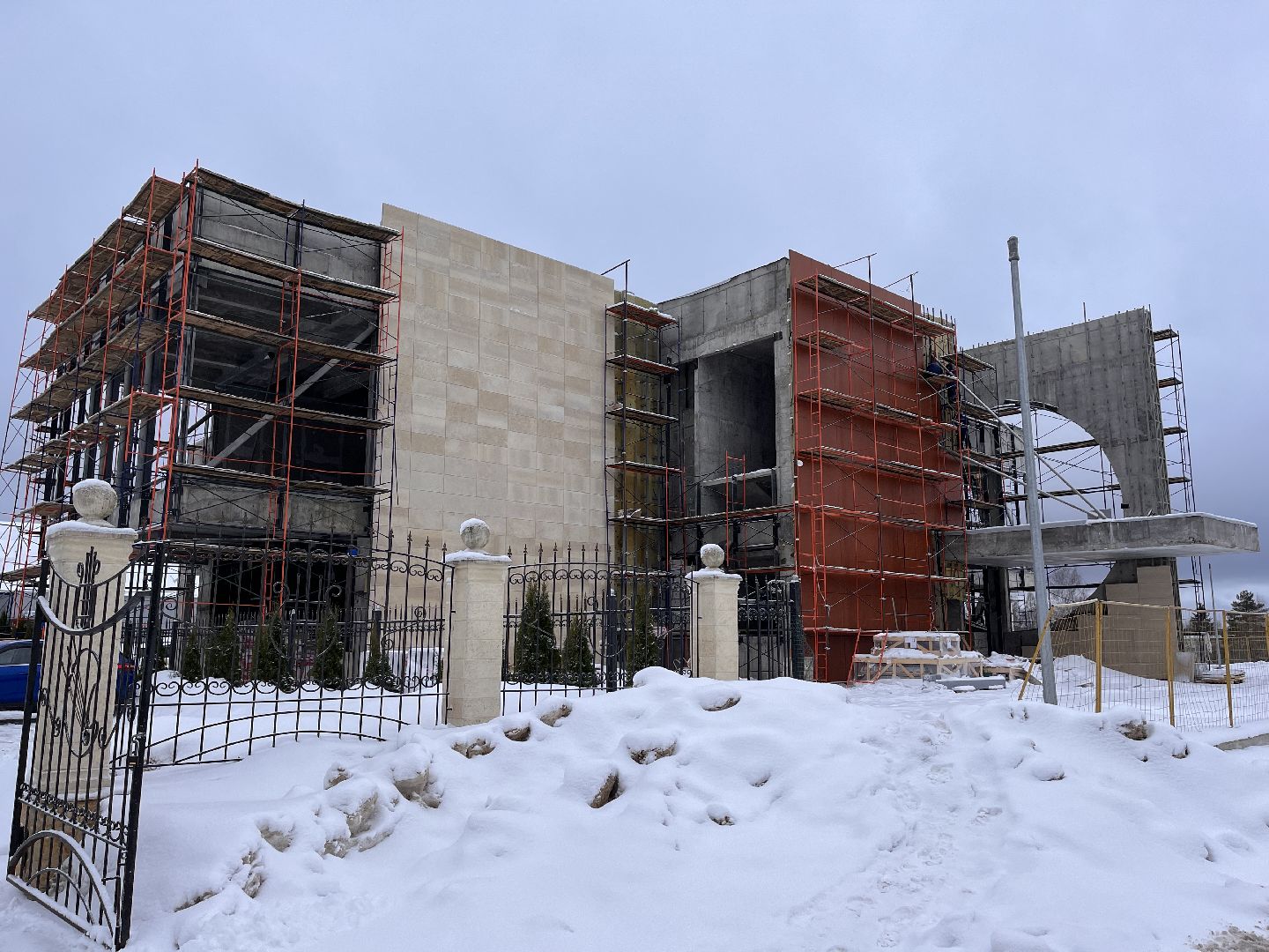 шаховская, строительство, стройка,