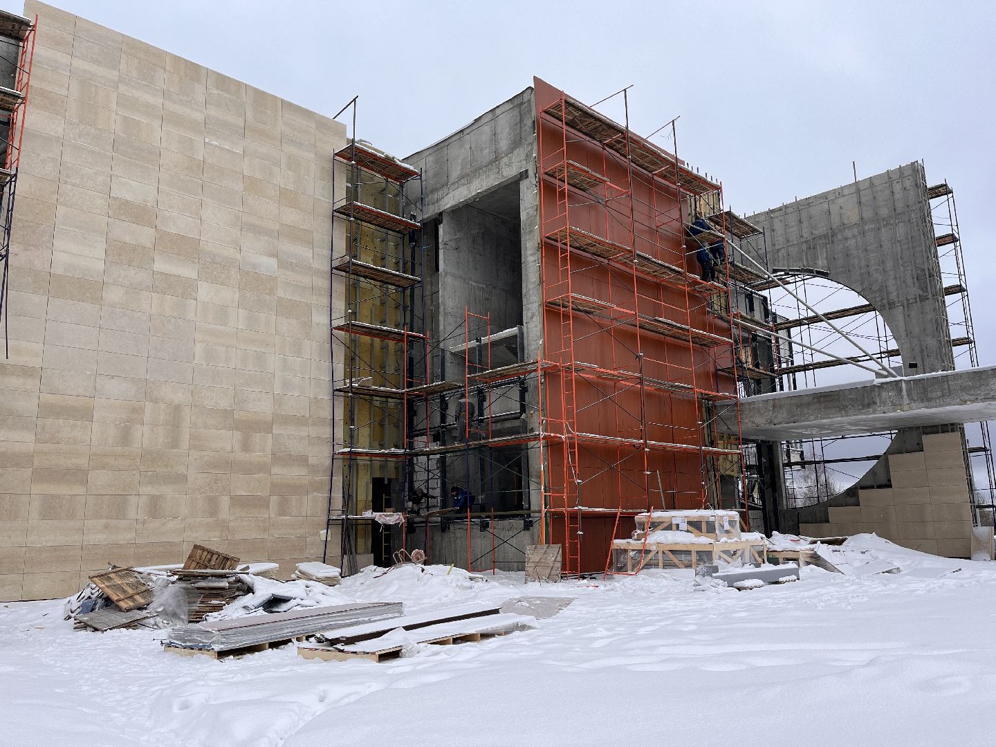 шаховская, строительство, стройка,