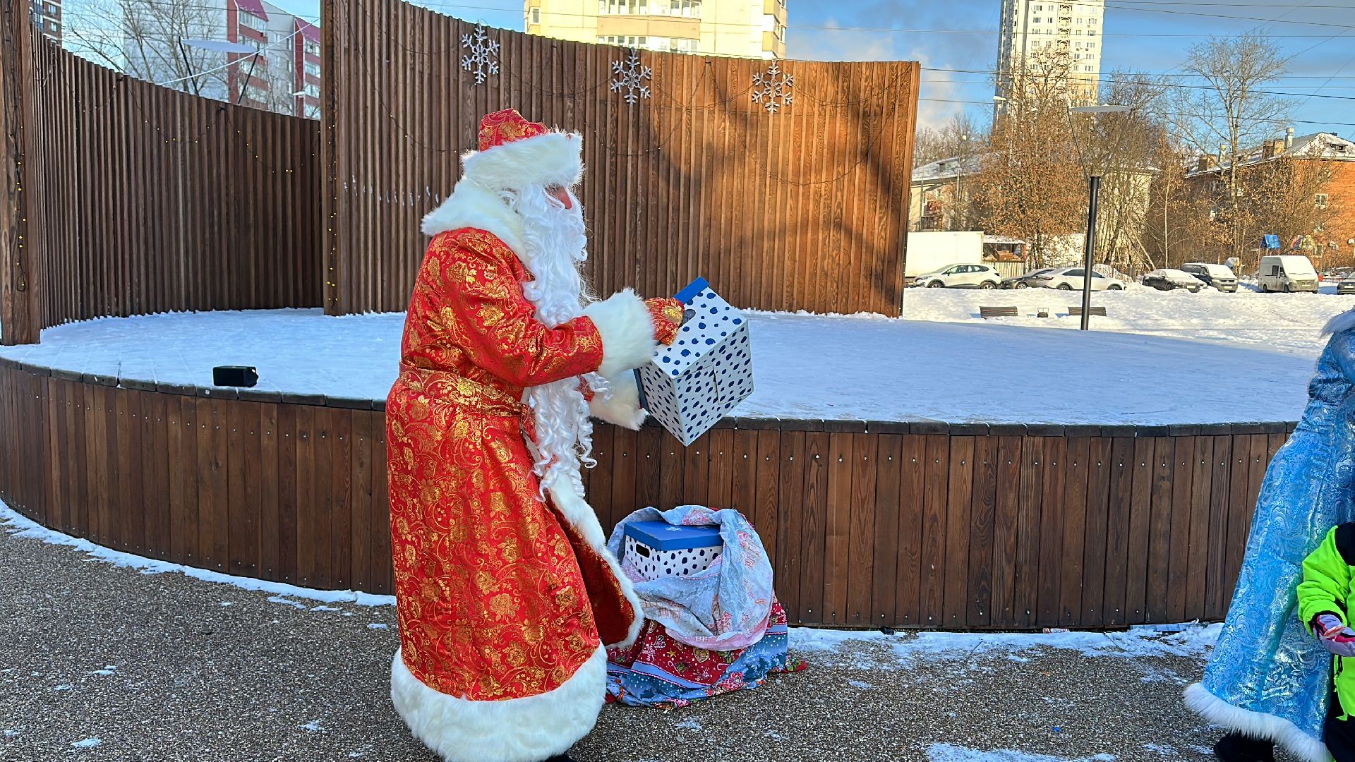 Одинцово, Сквер Союзный, парки подмосковья, зима в подмосковье,