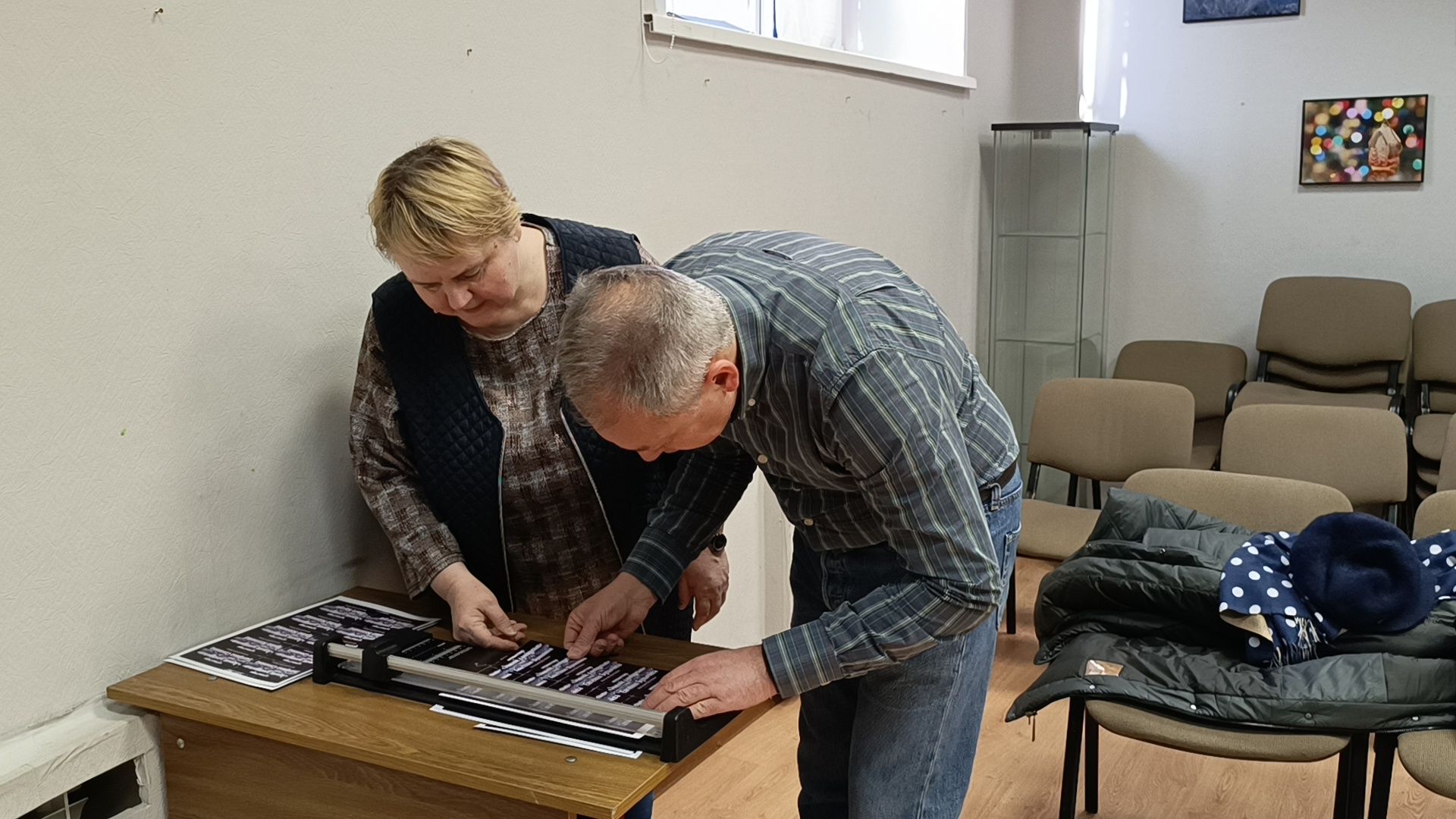 фотография, выставка, зима, библиотека,