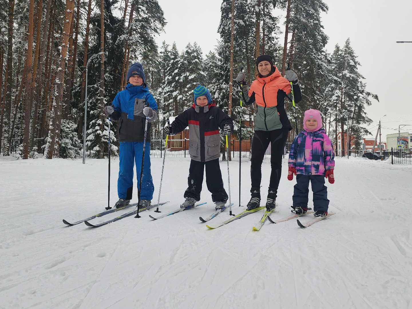 лыжная трасса, Егорьевск, Подмосковье, московская область,