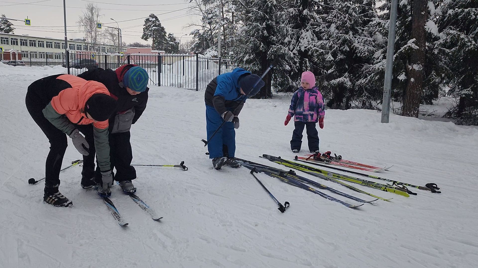 лыжная трасса, Егорьевск, Подмосковье, московская область,