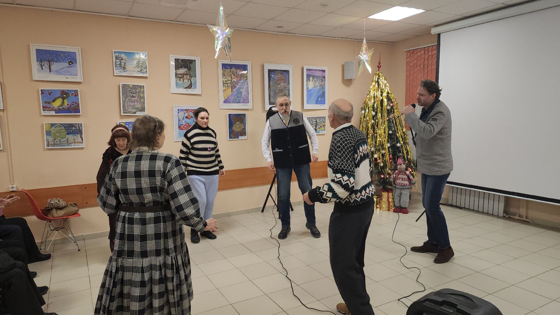 долгопрудный, центральная библиотека, Новый год, рождество, концерт,