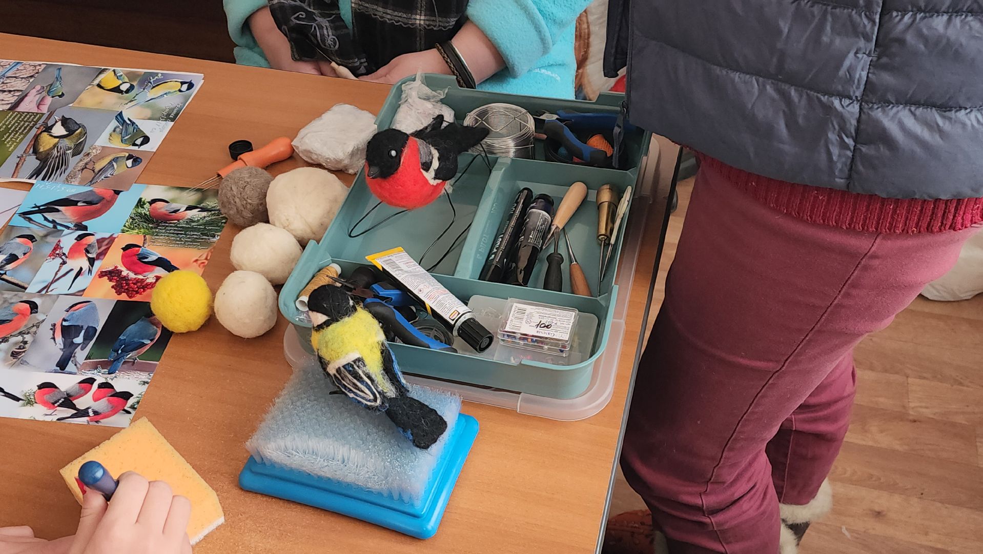 Город-сад, занятия, валяние из сухой шерсти, Канышева, Пушкарева,