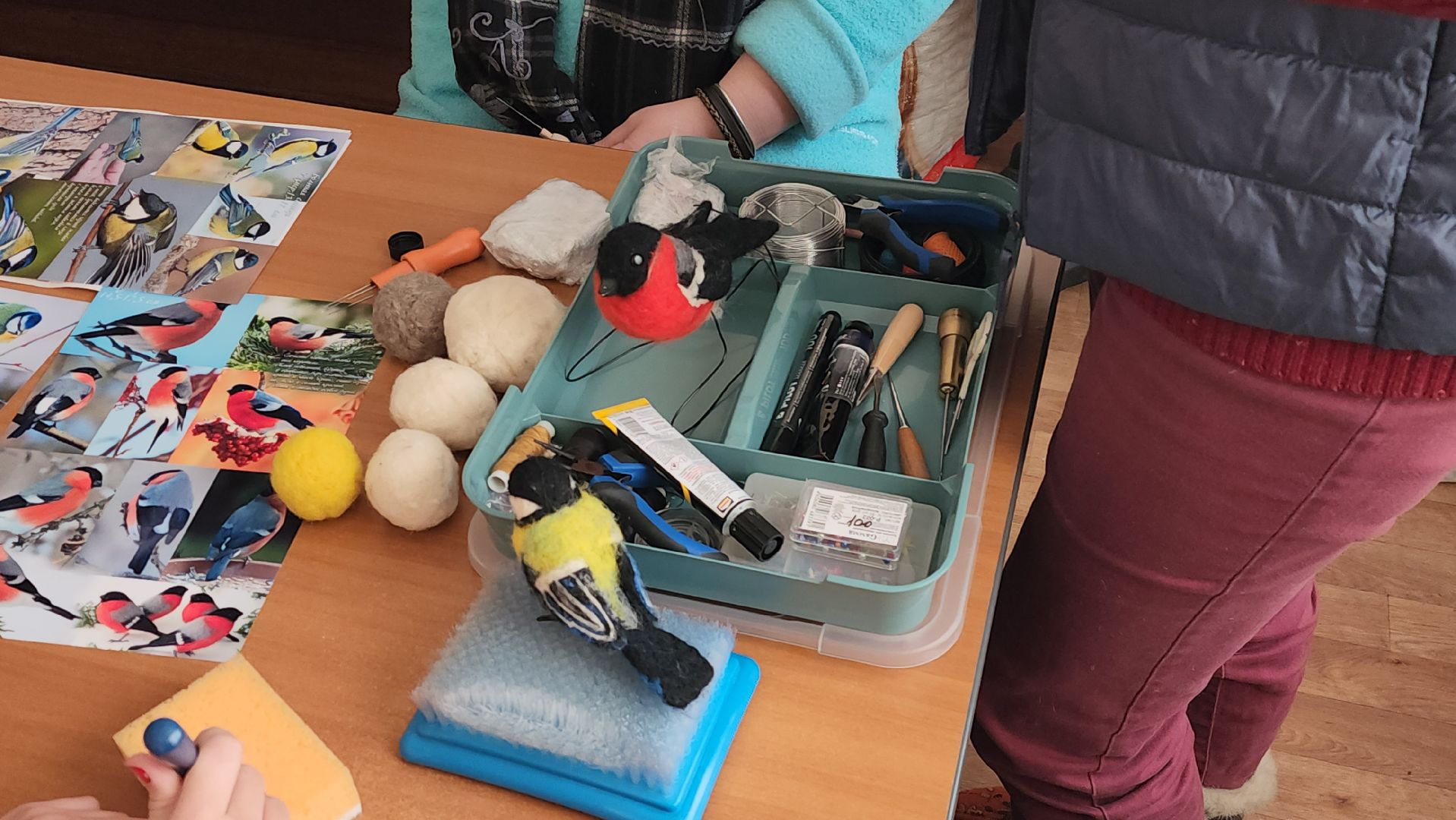 Город-сад, занятия, валяние из сухой шерсти, Канышева, Пушкарева,