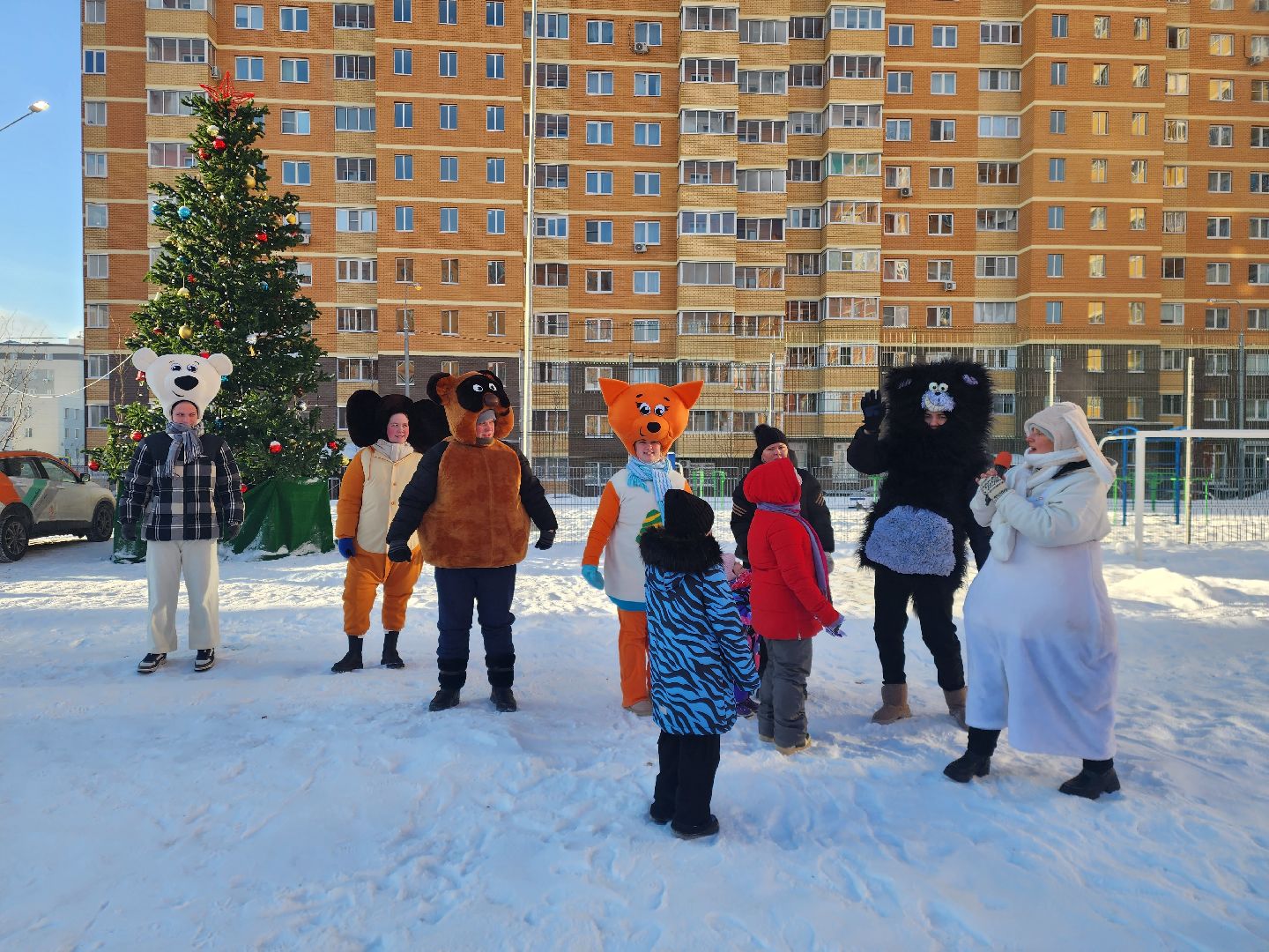 Звенигород, Зимние забавы, Праздник двора, Новый год во дворе,