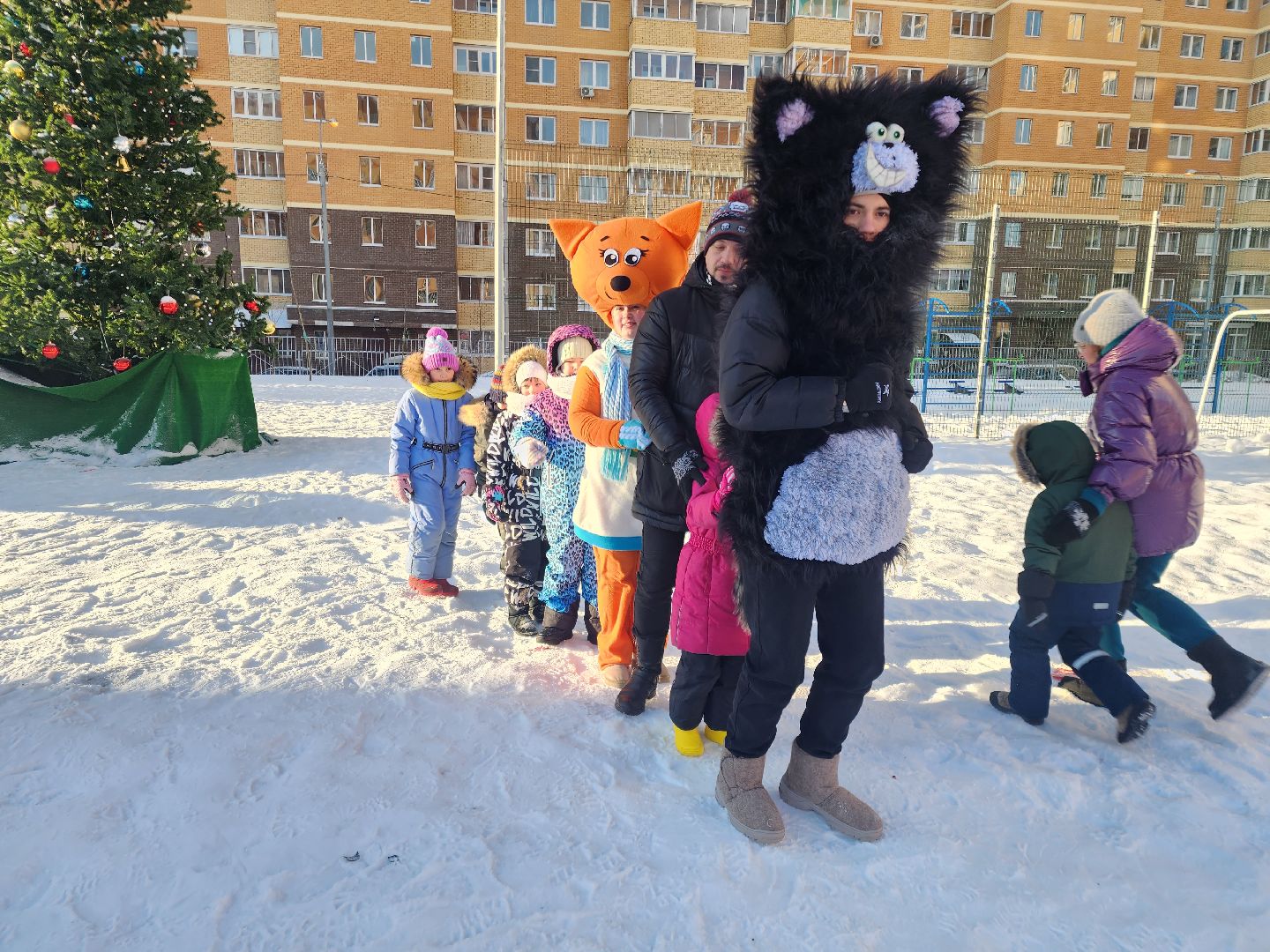 Звенигород, Зимние забавы, Праздник двора, Новый год во дворе,