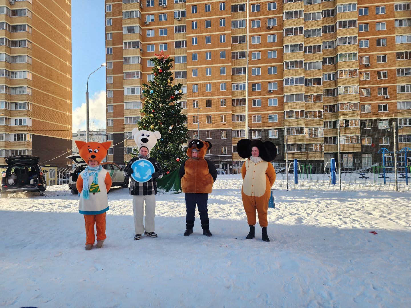 Звенигород, Зимние забавы, Праздник двора, Новый год во дворе,