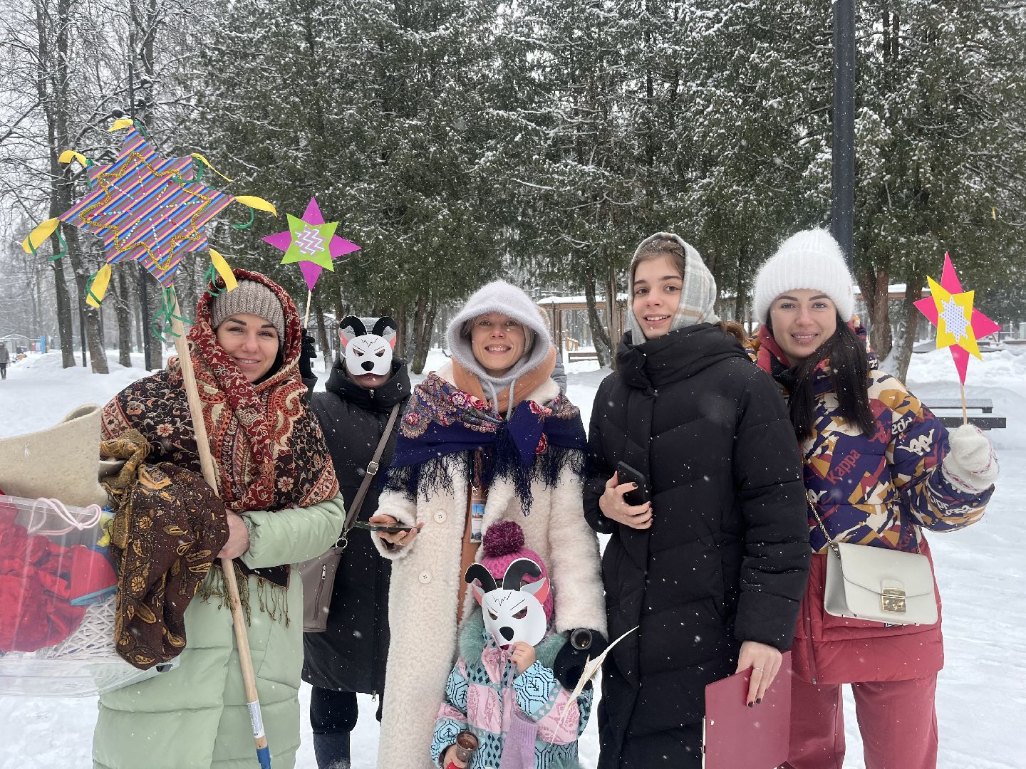 Коляда, Рождественский сочельник, зима в подмосковье, Праздник зимних чудес, центральный парк наро-фоминска,