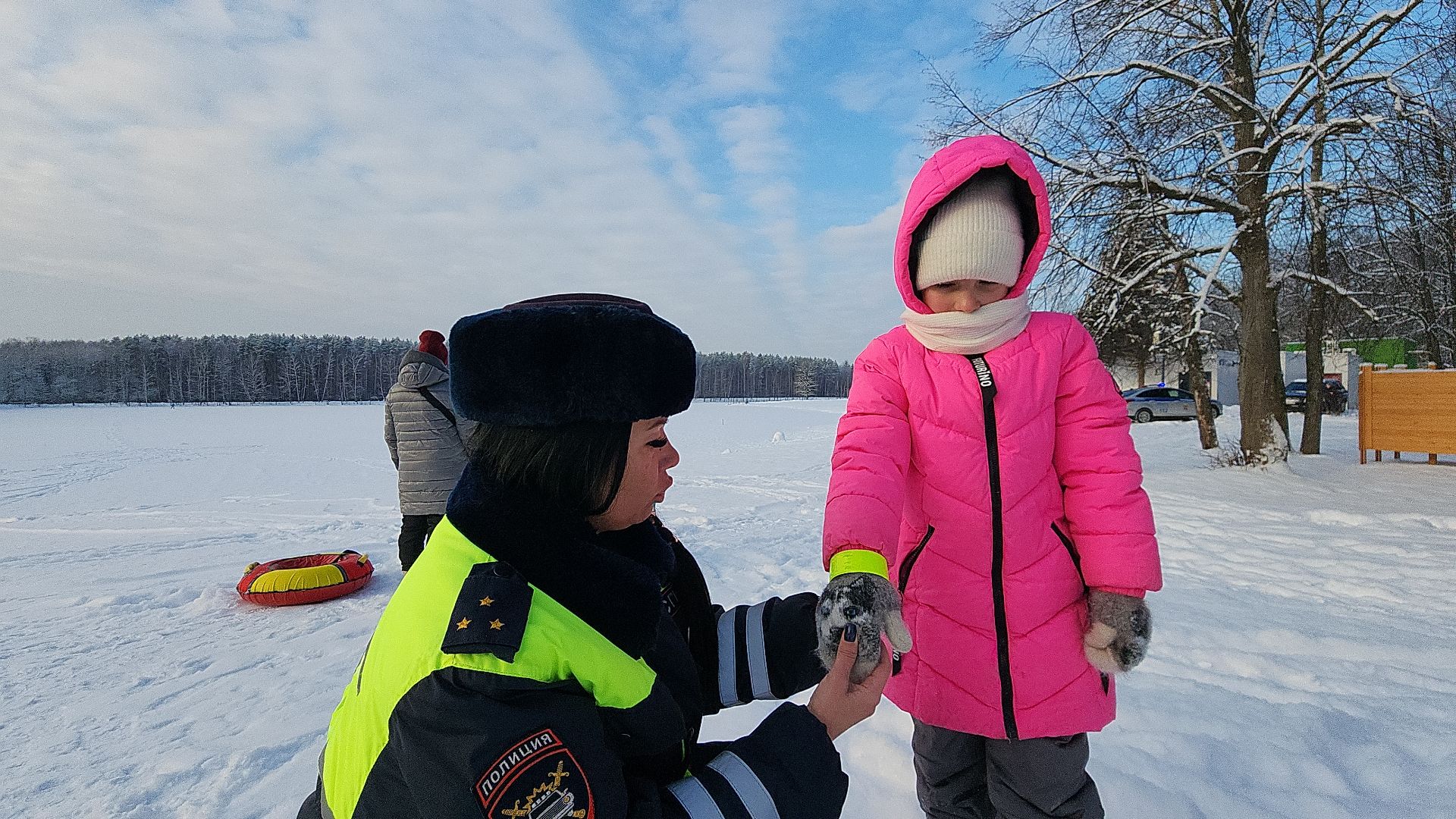 электросталь, мой город, гибдд, госавтоинспекция, госавтоинспекторы, безопасность детей, безопасность дорожного движения, безопасность на дорогах, парк, новый год, каникулы,