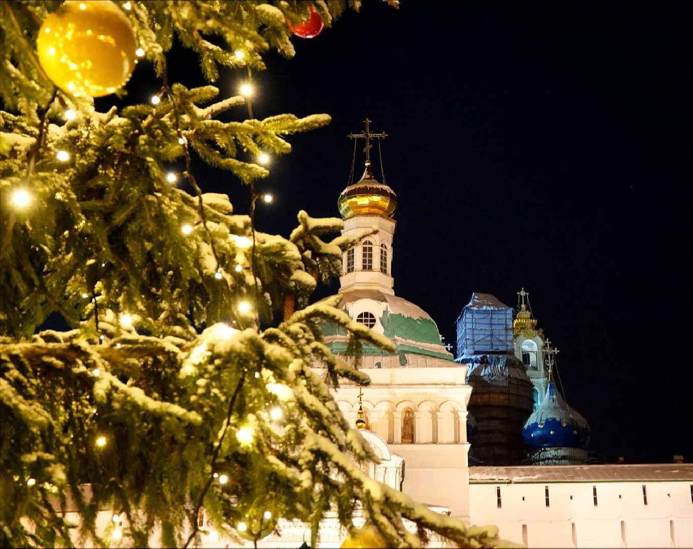 Сергиев Посад, Свято-Троицкая Сергиева Лавра, Сергий Радонежский, Рождество, Рождество Христово, Праздник, Вера, Богослужения,