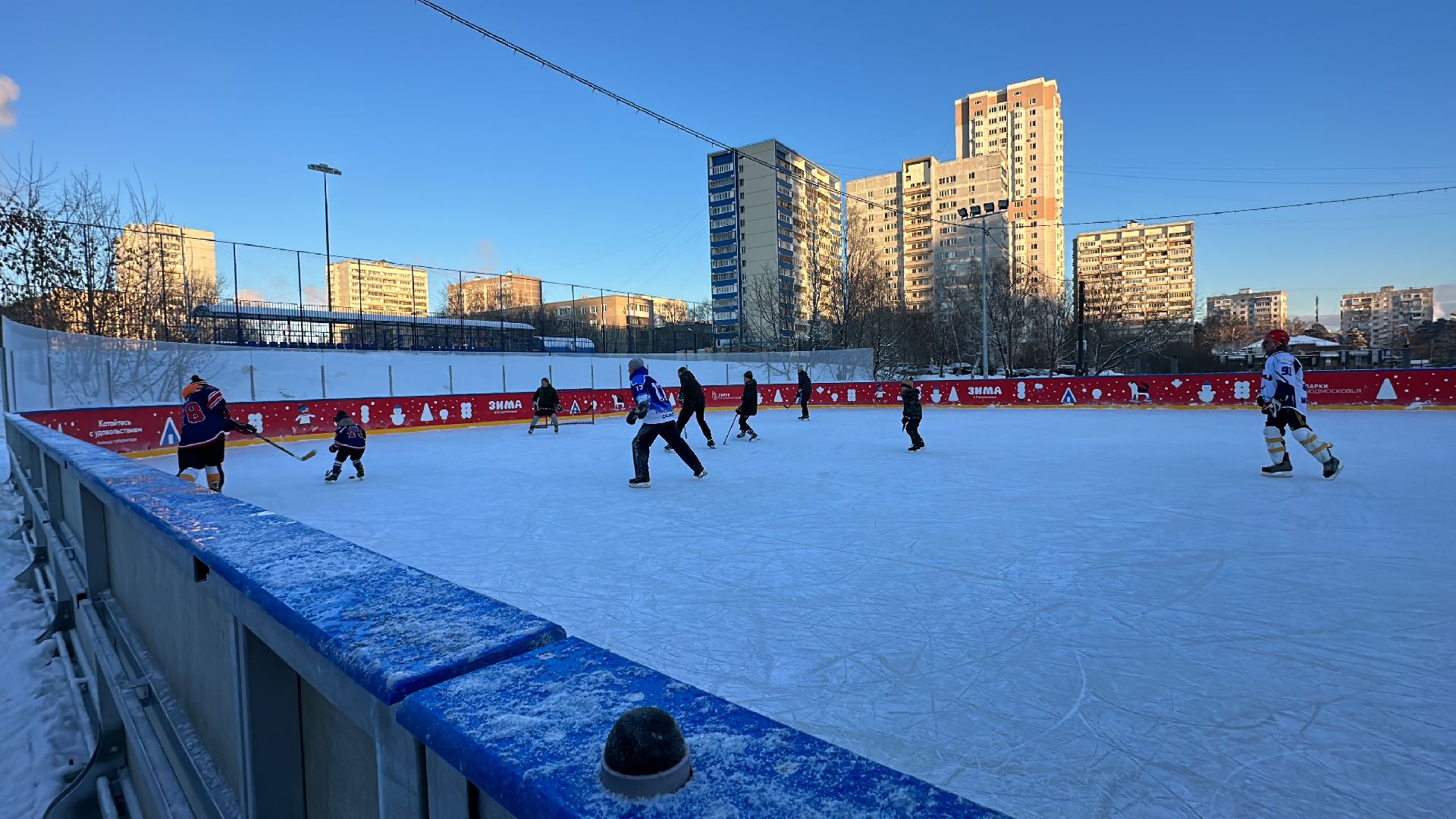 Одинцово, Хоккей, зима в подмосковье, спорт в подмосковье,