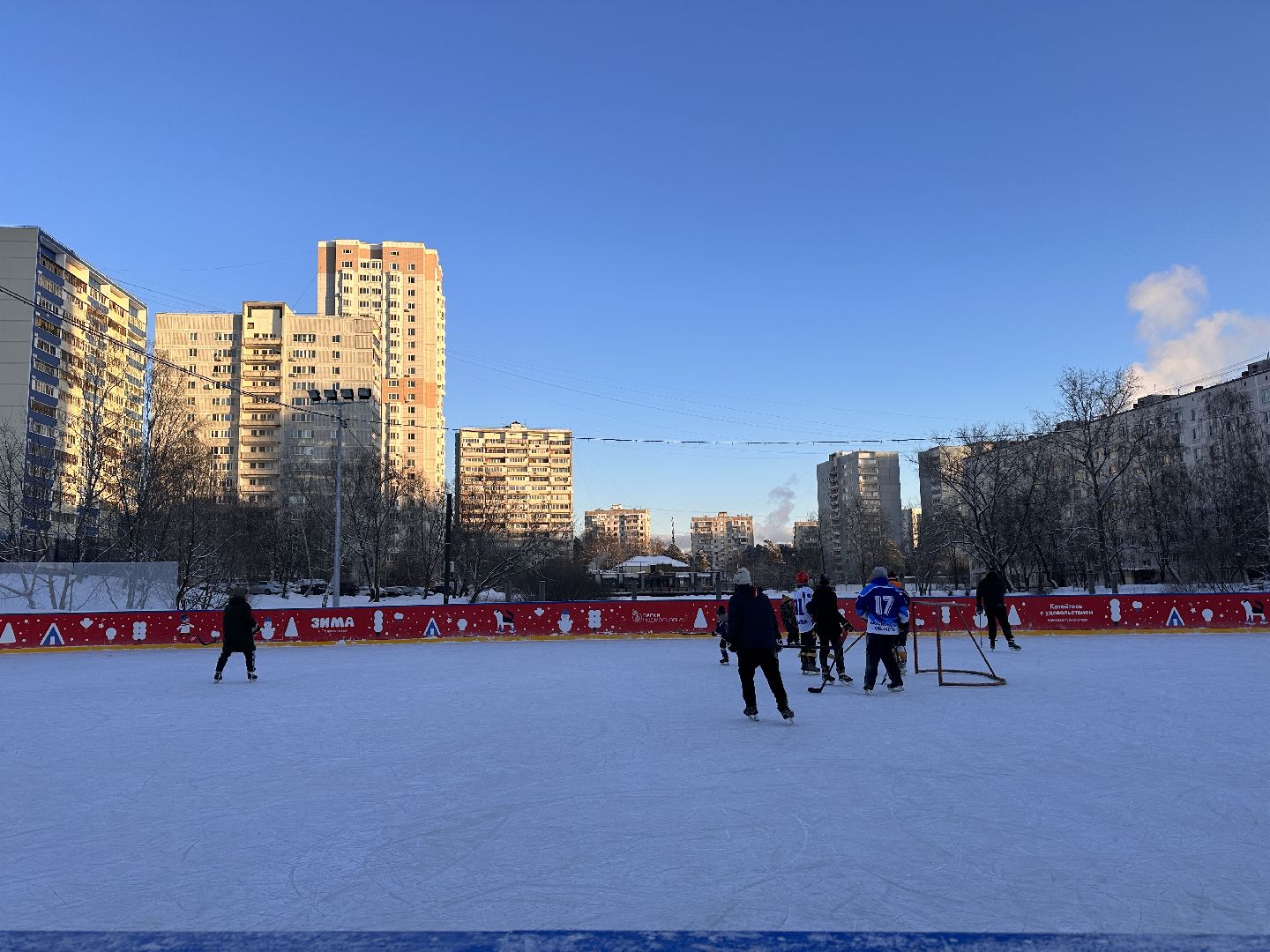Одинцово, Хоккей, зима в подмосковье, спорт в подмосковье,