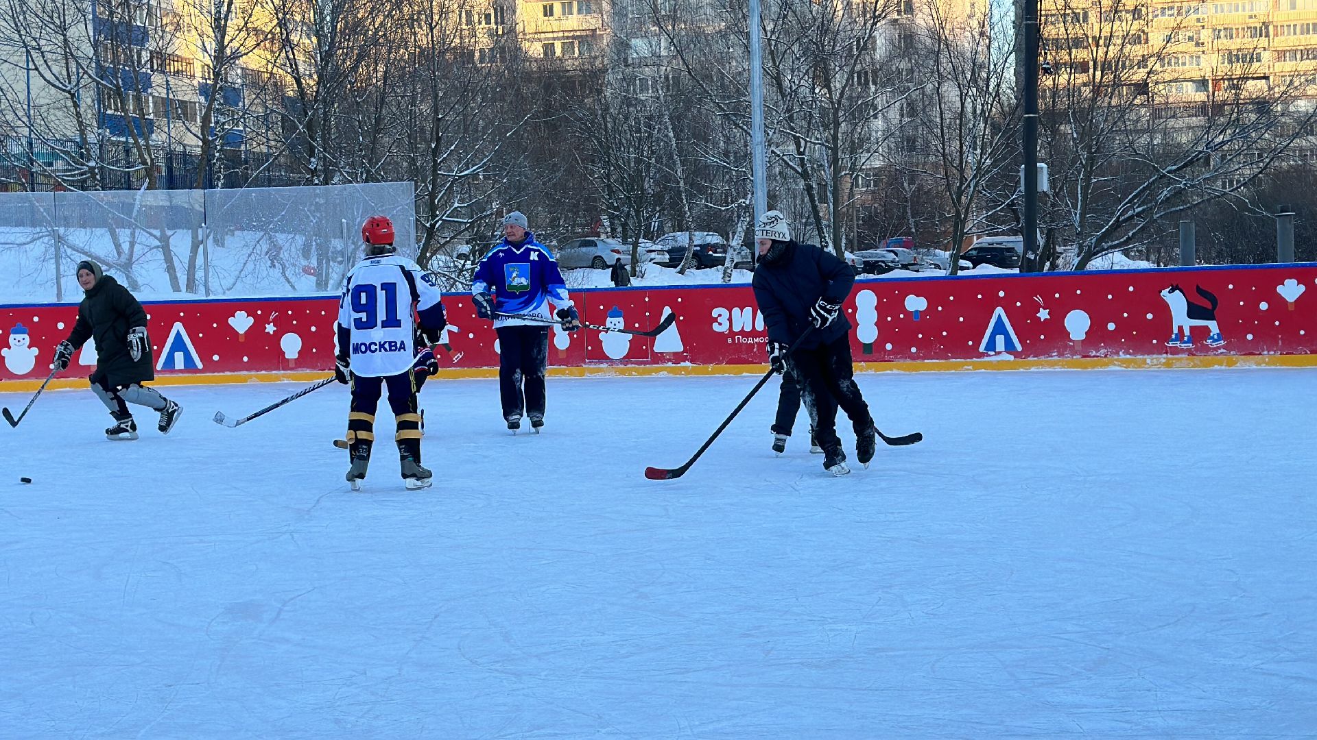 Одинцово, Хоккей, зима в подмосковье, спорт в подмосковье,