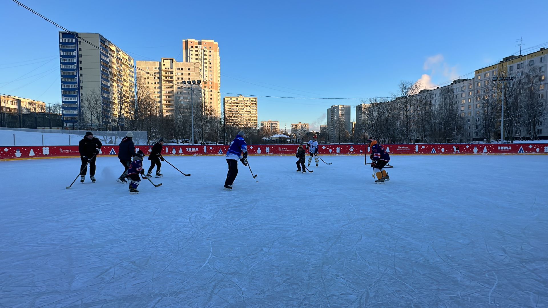 Одинцово, Хоккей, зима в подмосковье, спорт в подмосковье,