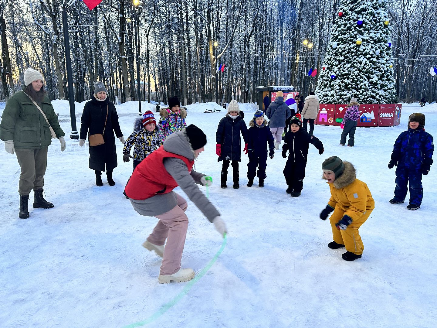 рождество, парки подмосковья, наро-фоминск,