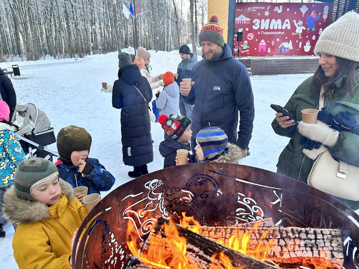 рождество, парки подмосковья, наро-фоминск,