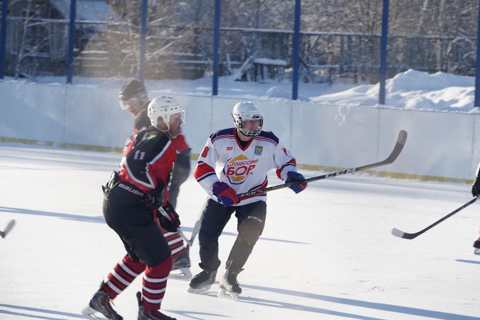 хоккей, чемпионат городского округа Шатура, Большая Шатура, Химик, Рошаль, Туголесский бор, спорт, зима в Подмосковье,