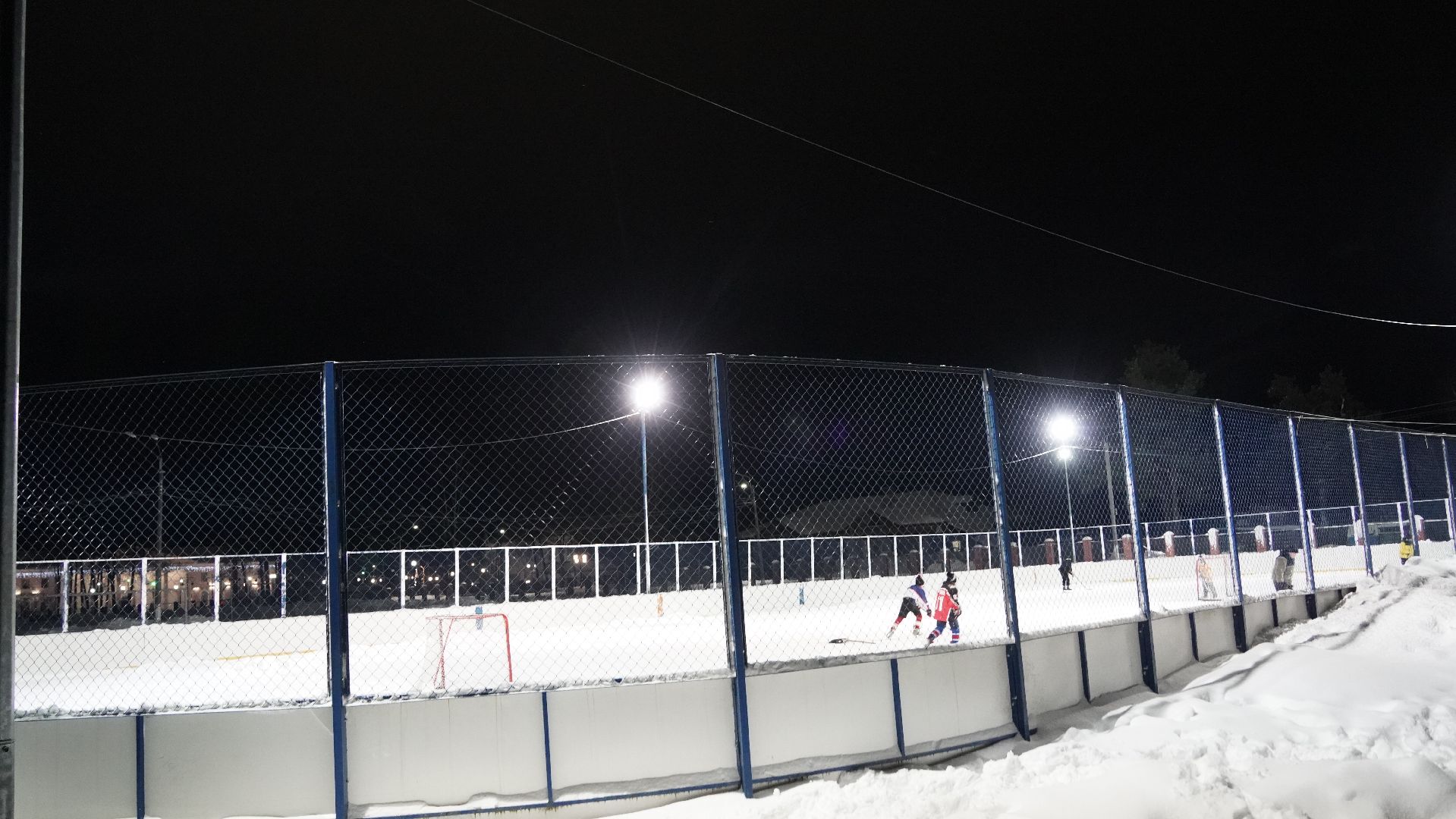 Рошаль, каток, зима в Подмосковье, СКЦ рошаль, спорт,