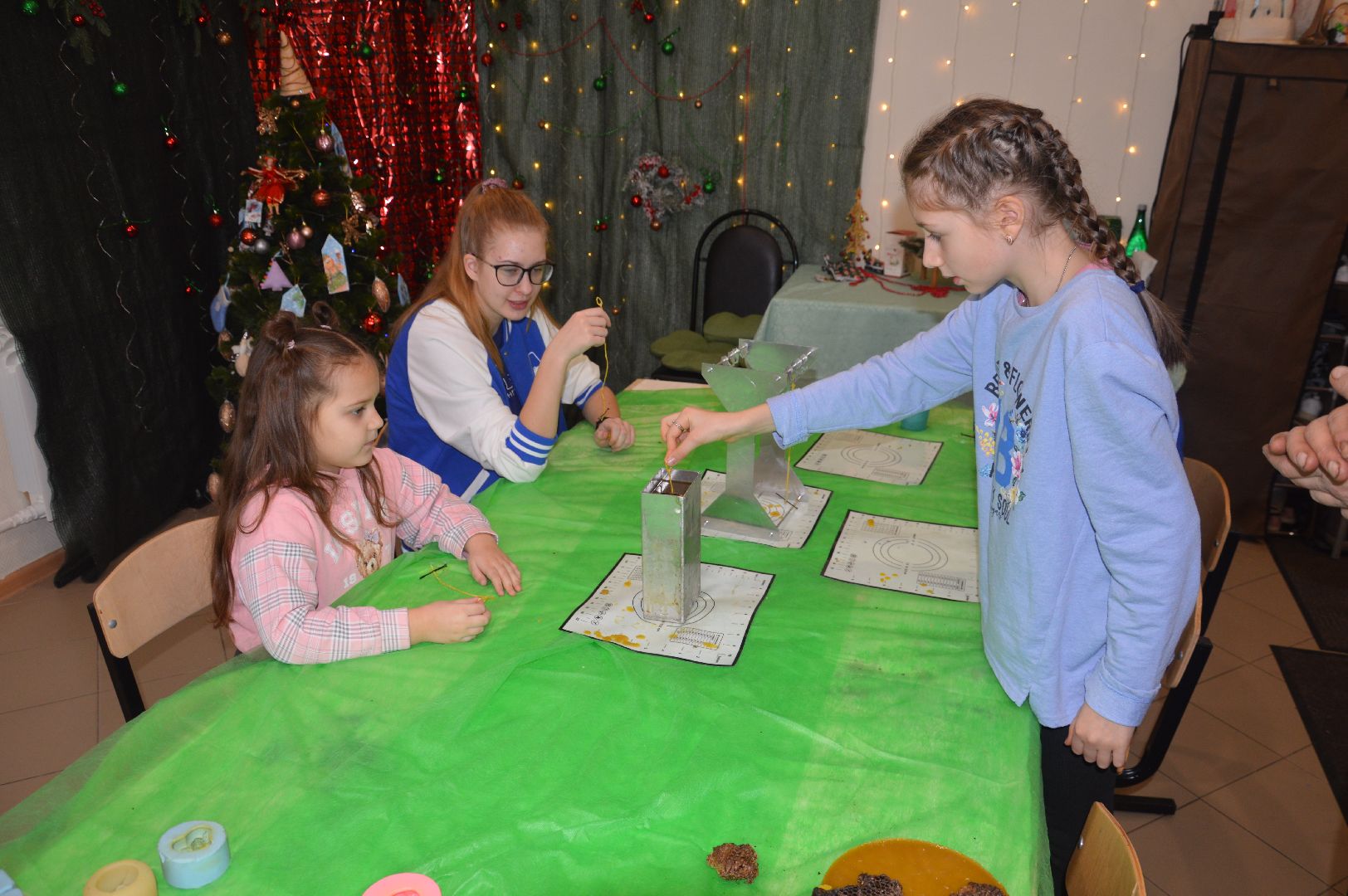 шатура, мастер-класс, макальные свечи, формованные свечи, клевер, пчеловод, воск, городской округ люди,