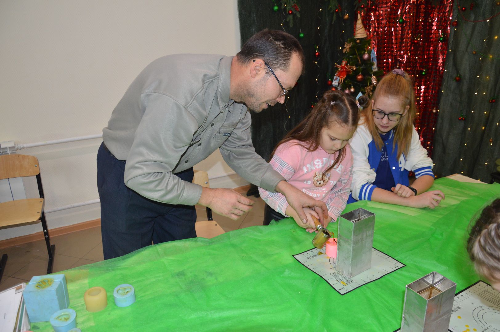 шатура, мастер-класс, макальные свечи, формованные свечи, клевер, пчеловод, воск, городской округ люди,