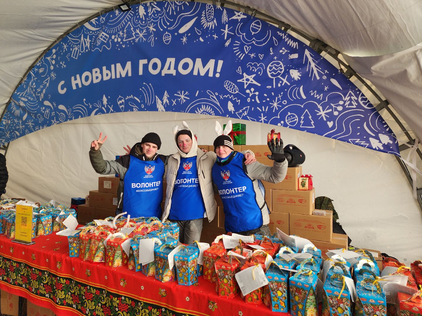 Серпухов, Подмосковье, Рождественские елки Федерации бокса РФ, дети,