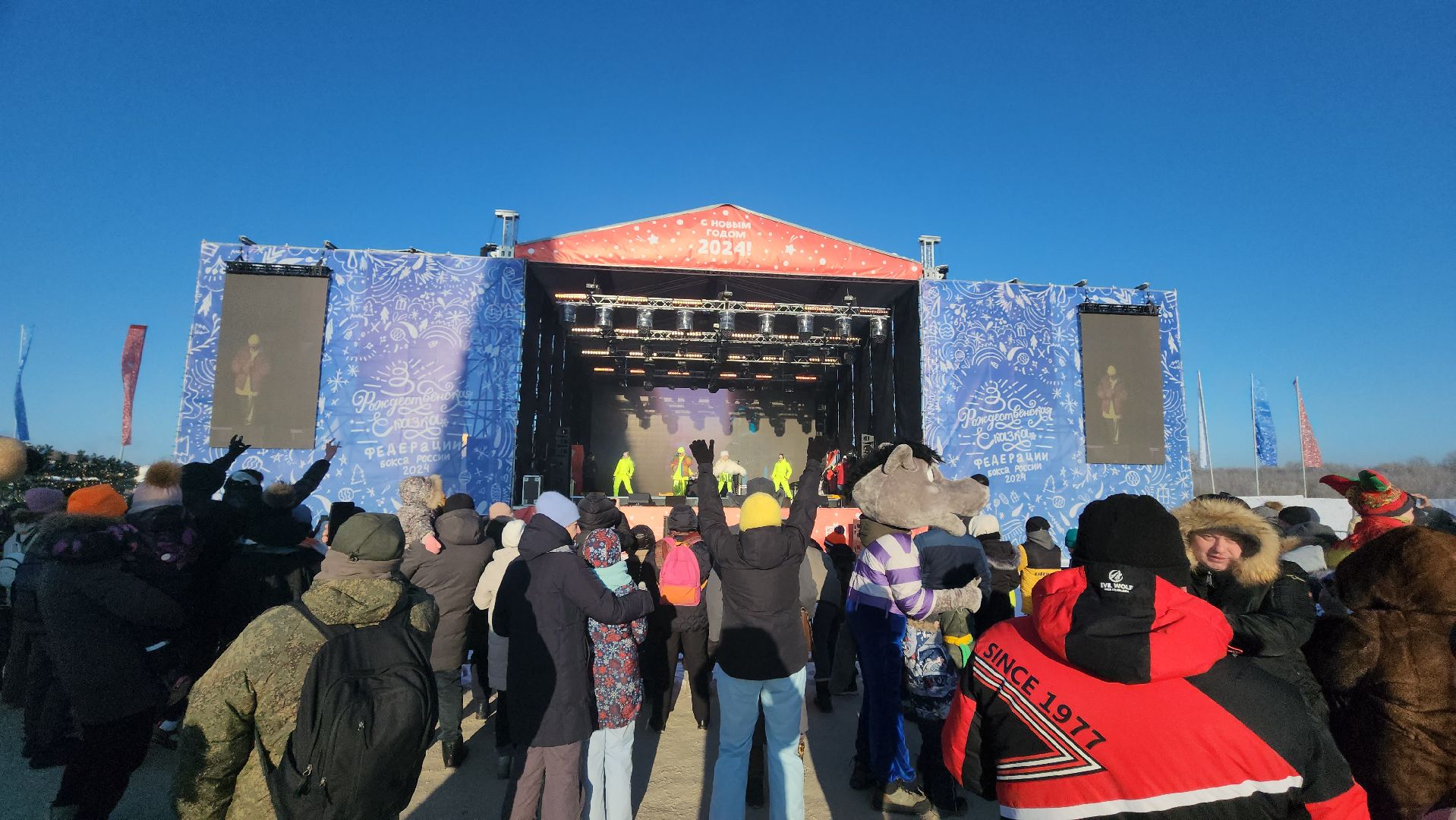 Серпухов, Подмосковье, Рождественские елки Федерации бокса РФ, дети,