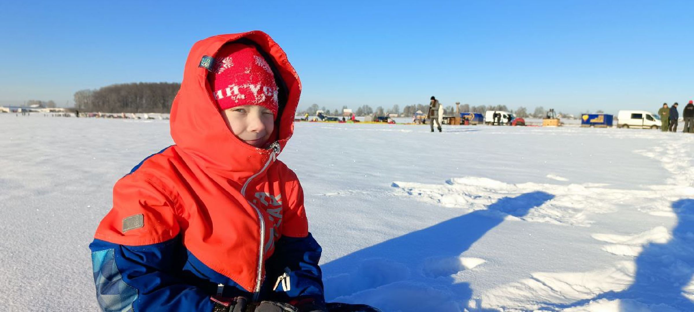 Дмитров, Фестиваль аэростатов, Яблоки на снегу,