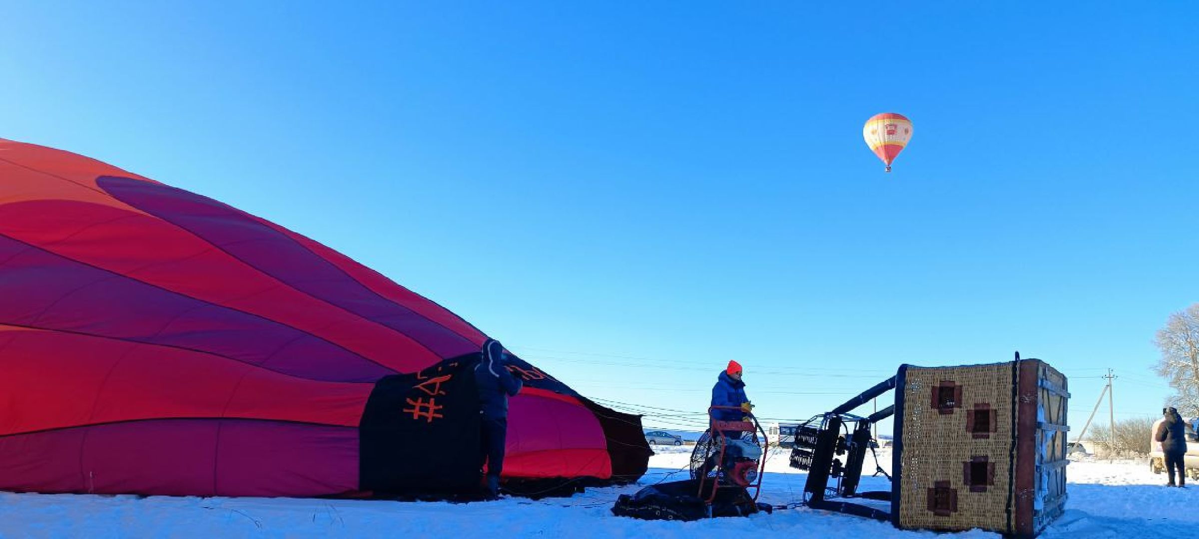 Дмитров, Фестиваль аэростатов, Яблоки на снегу,