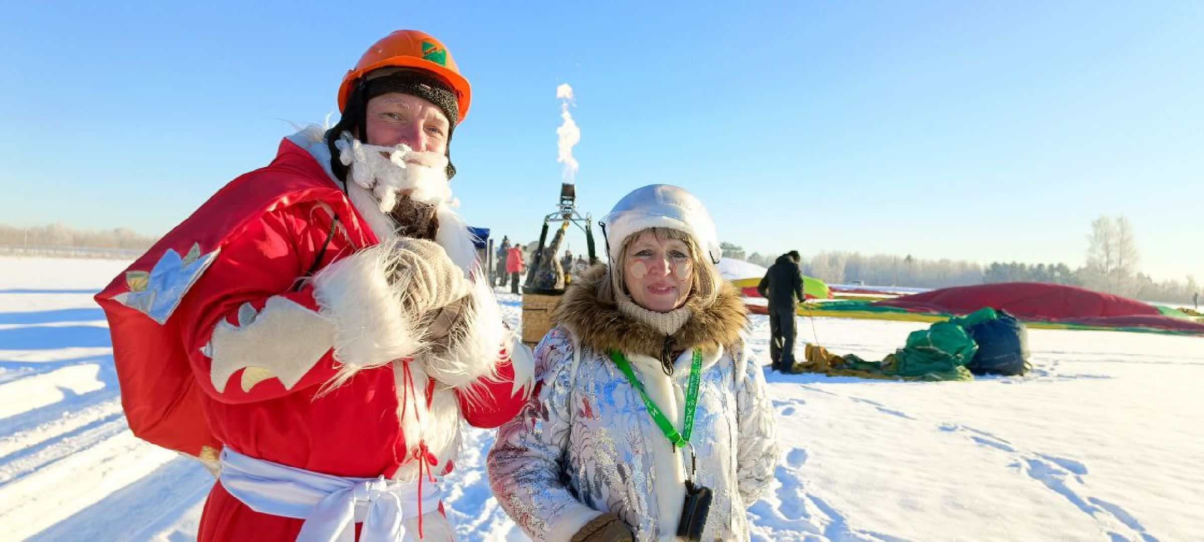 Дмитров, Фестиваль аэростатов, Яблоки на снегу,
