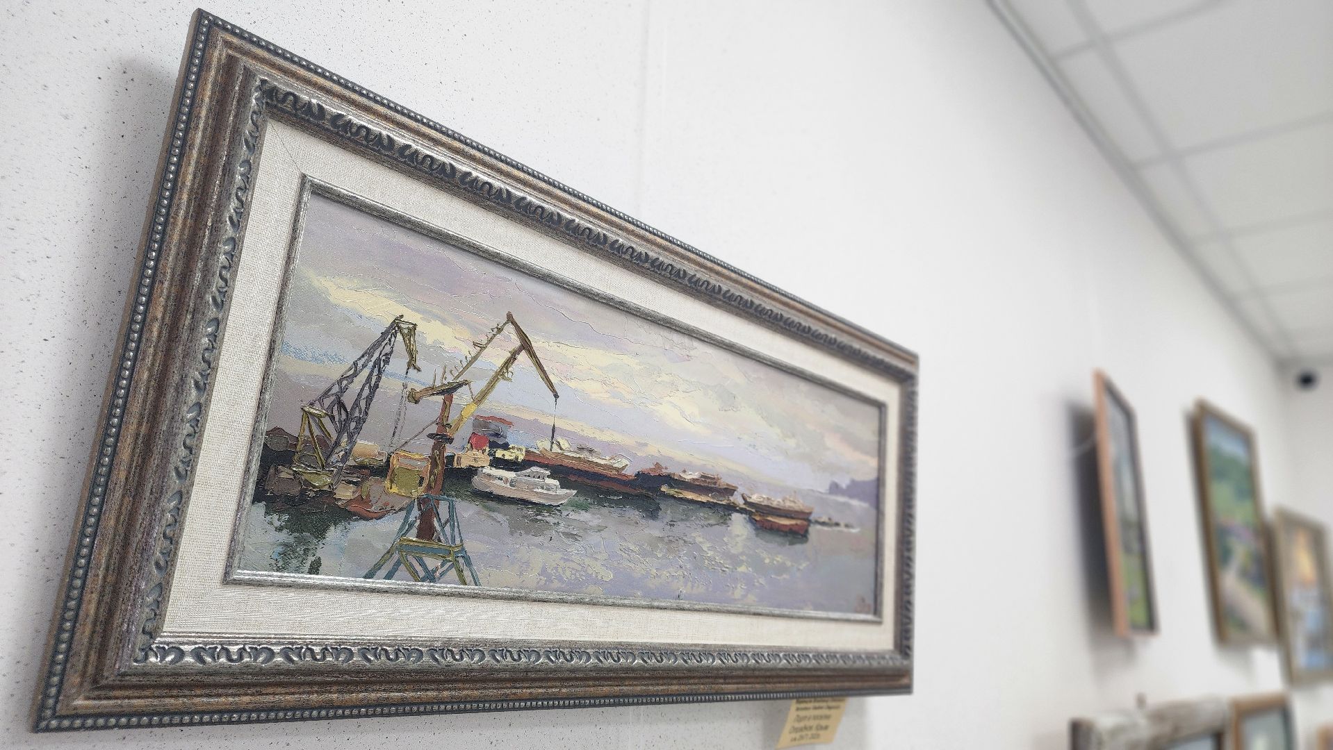 выставочный центр, протвино, культура, зимний вернисаж, живопись,