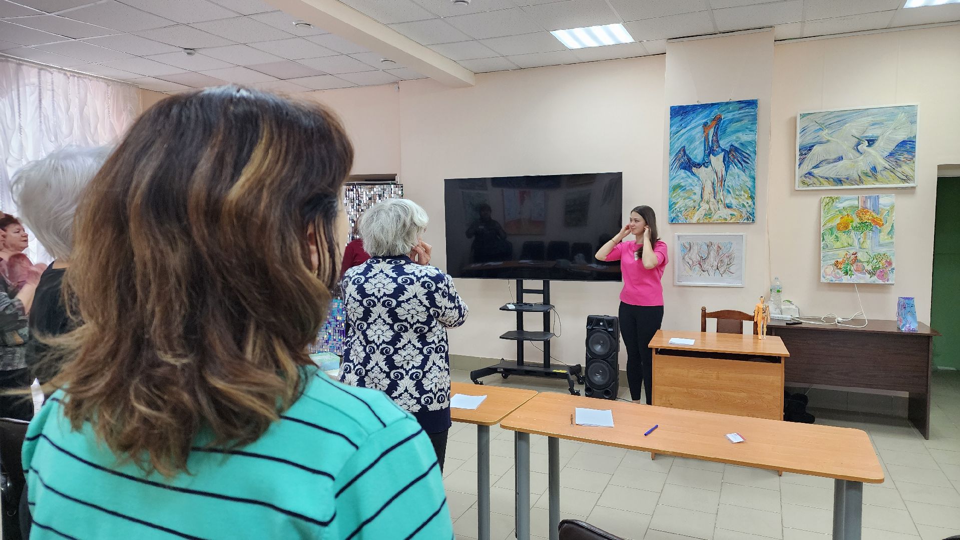 гимнастика, активное долголети, пенсионеры, здоровье, протвино,