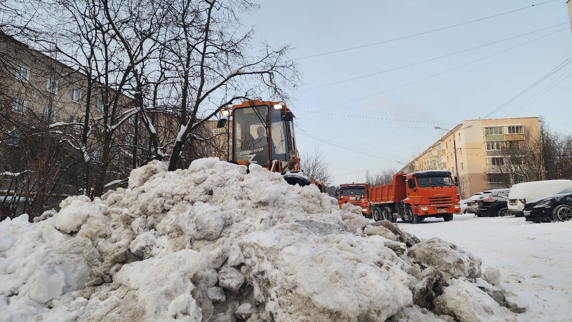 Подмосковье, городской округ пушкинский, Ивантеевка, городское хозяйство ивантеевка, вывоз снега, комунальная техника,