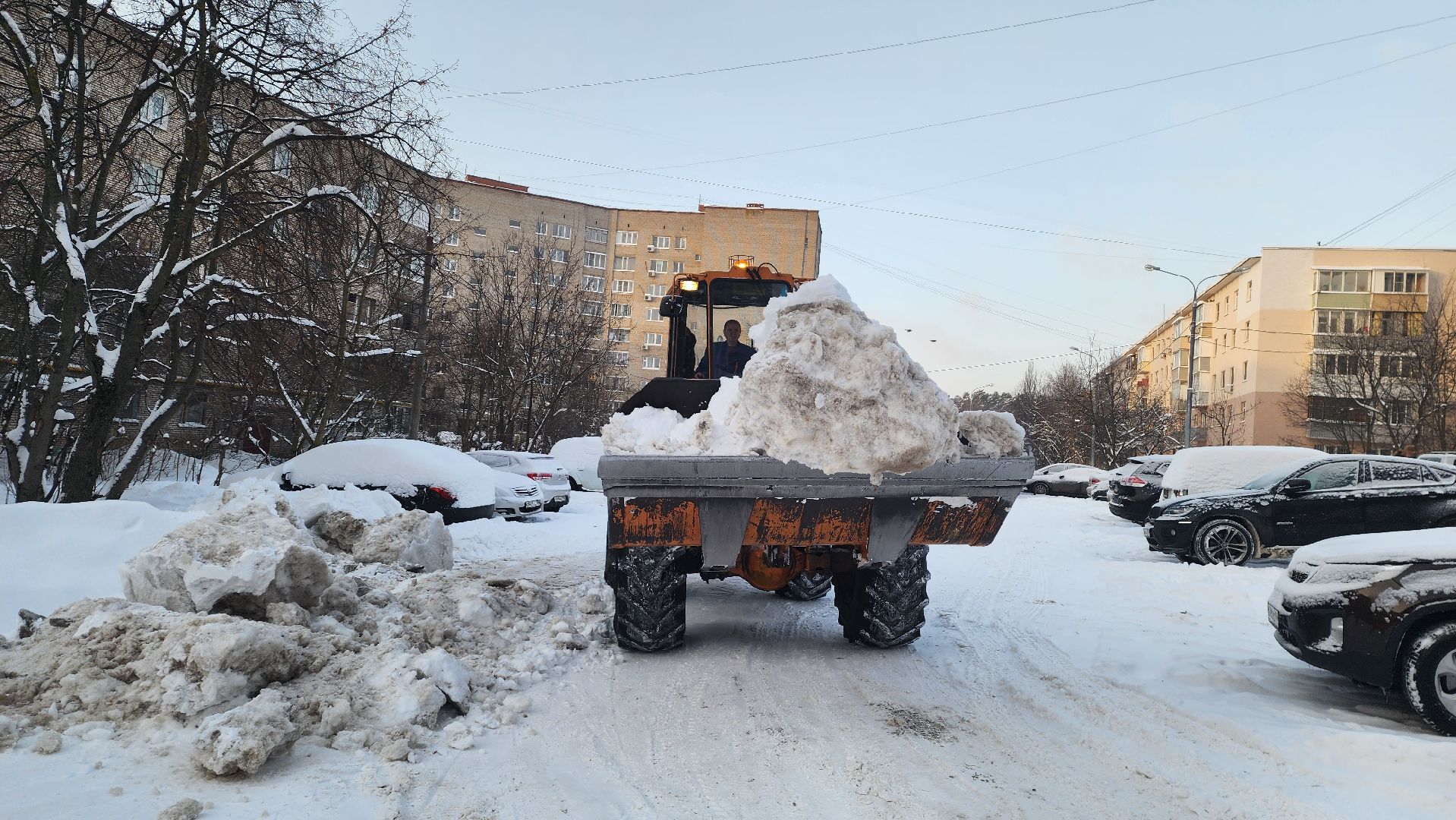 Подмосковье, городской округ пушкинский, Ивантеевка, городское хозяйство ивантеевка, вывоз снега, комунальная техника,