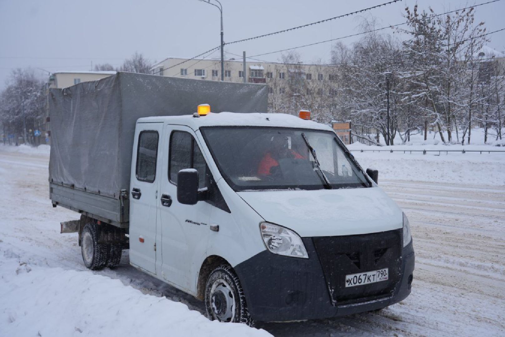 Сергиев Посад, ЖКХ, Коммунальщики, Снегопад, Непогода, Зима, Сергиево-Посадский городской округ,