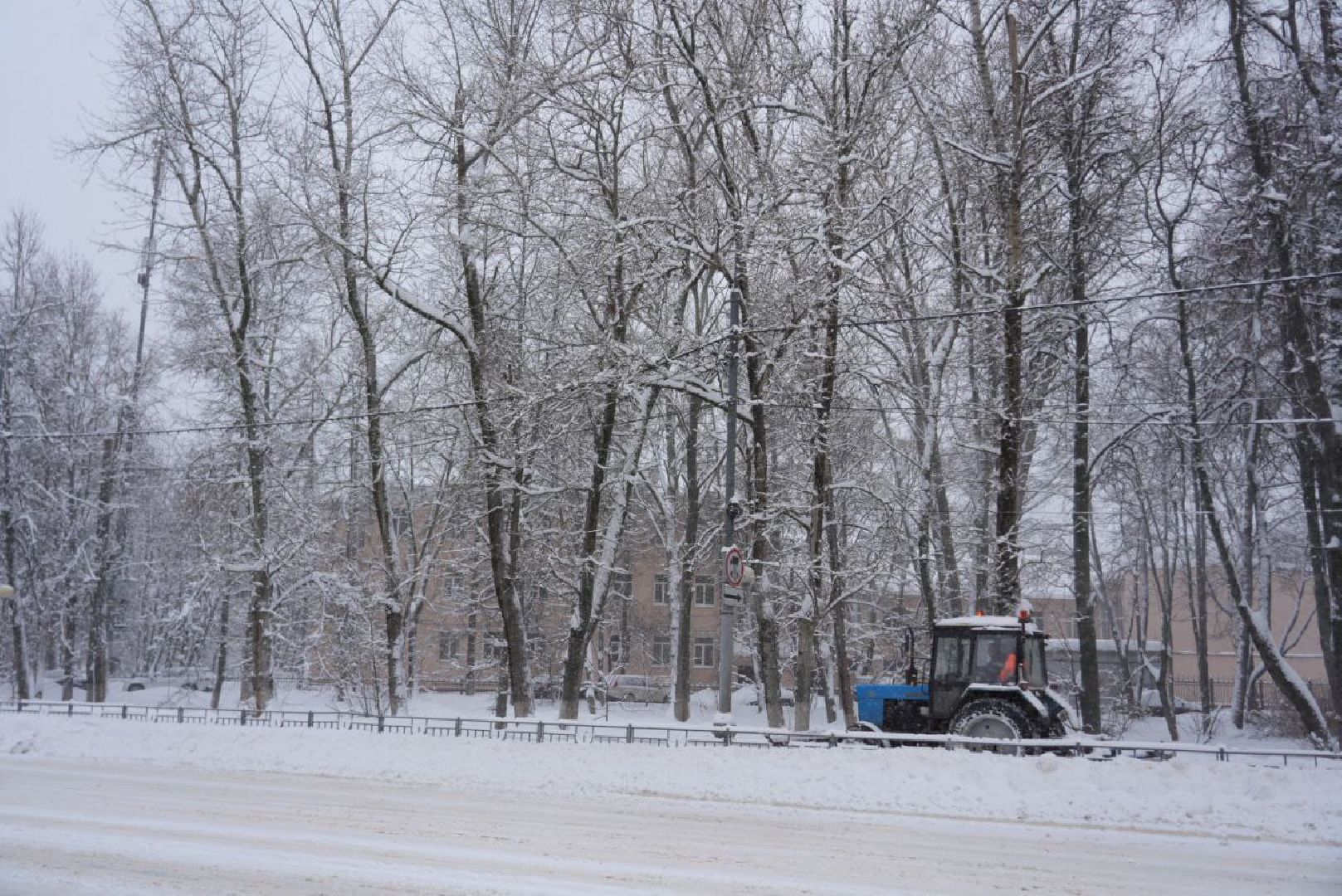 Сергиев Посад, ЖКХ, Коммунальщики, Снегопад, Непогода, Зима, Сергиево-Посадский городской округ,
