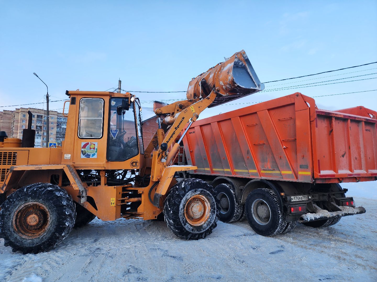 серпухов, подмосковье, убирают снег, комбинат благоустройства,