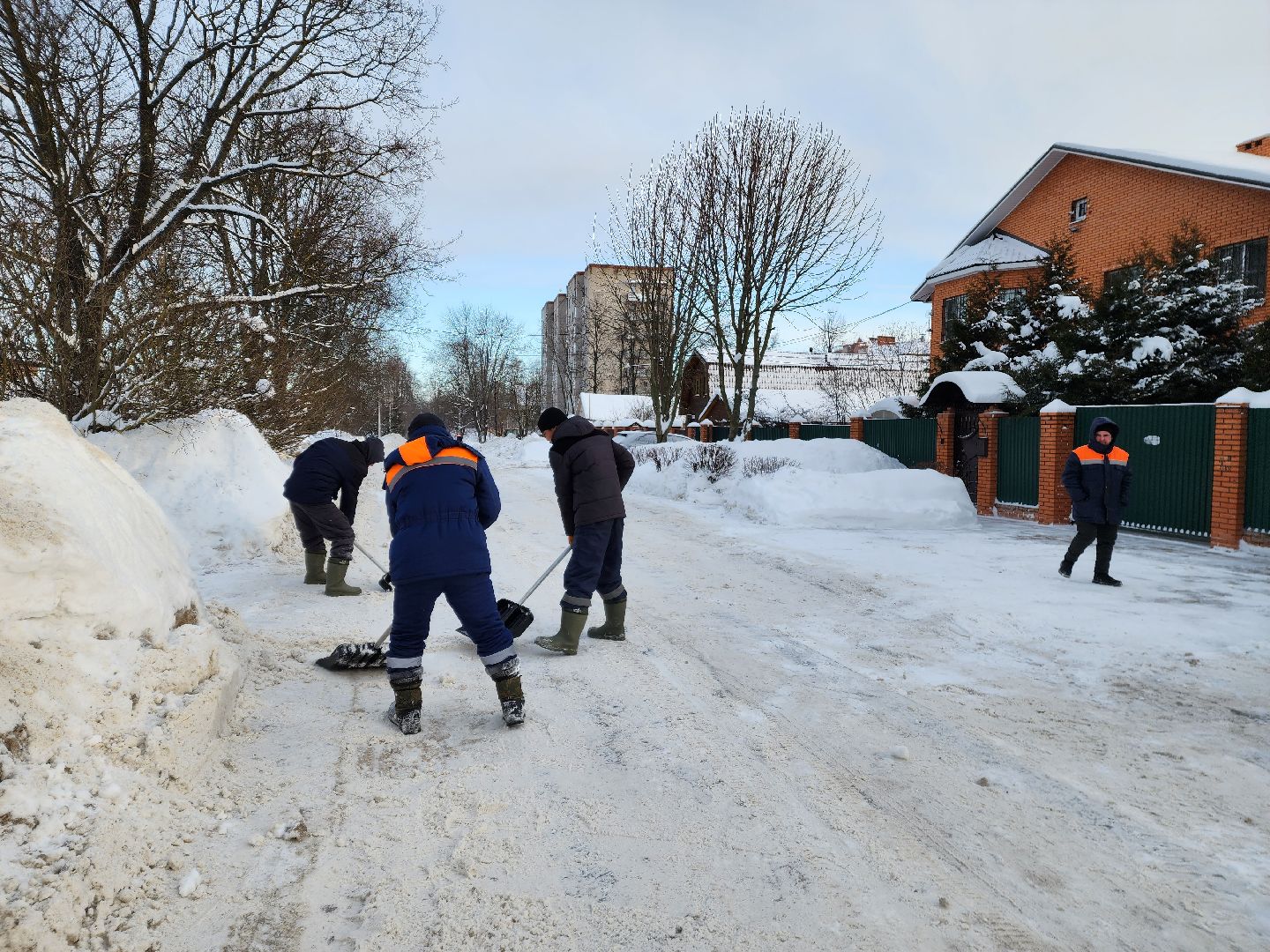 красноармейск, г.о. пушкинский, жкх подмосковья, уборка снега,
