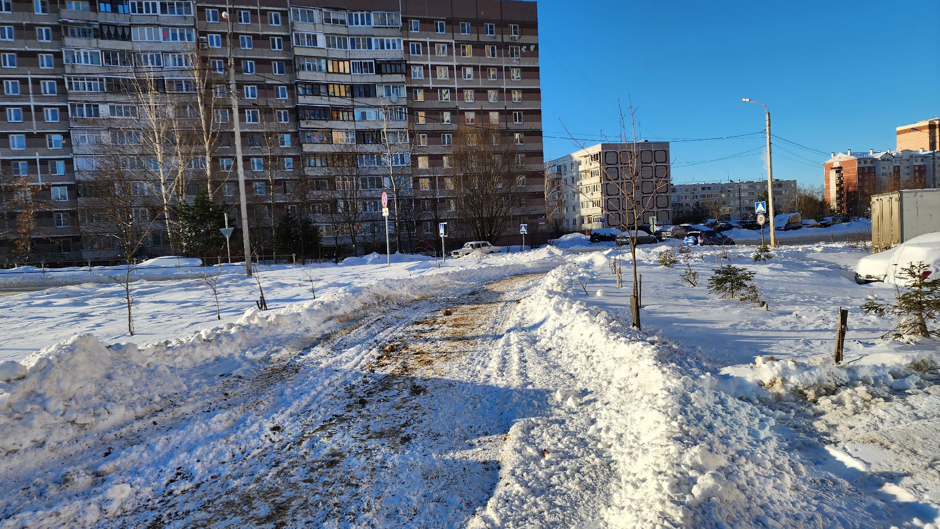 снегопад, последствия стихии, уборка территорий, жкх, коммунальщики, Лосино-Петровский,