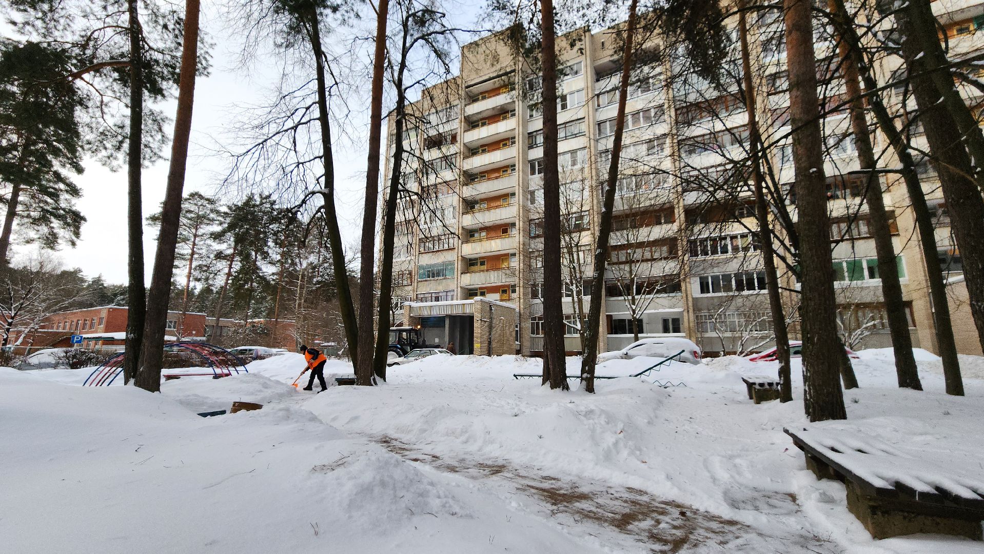 черная метель, снег, уборка, коммунальные службы, протвино,
