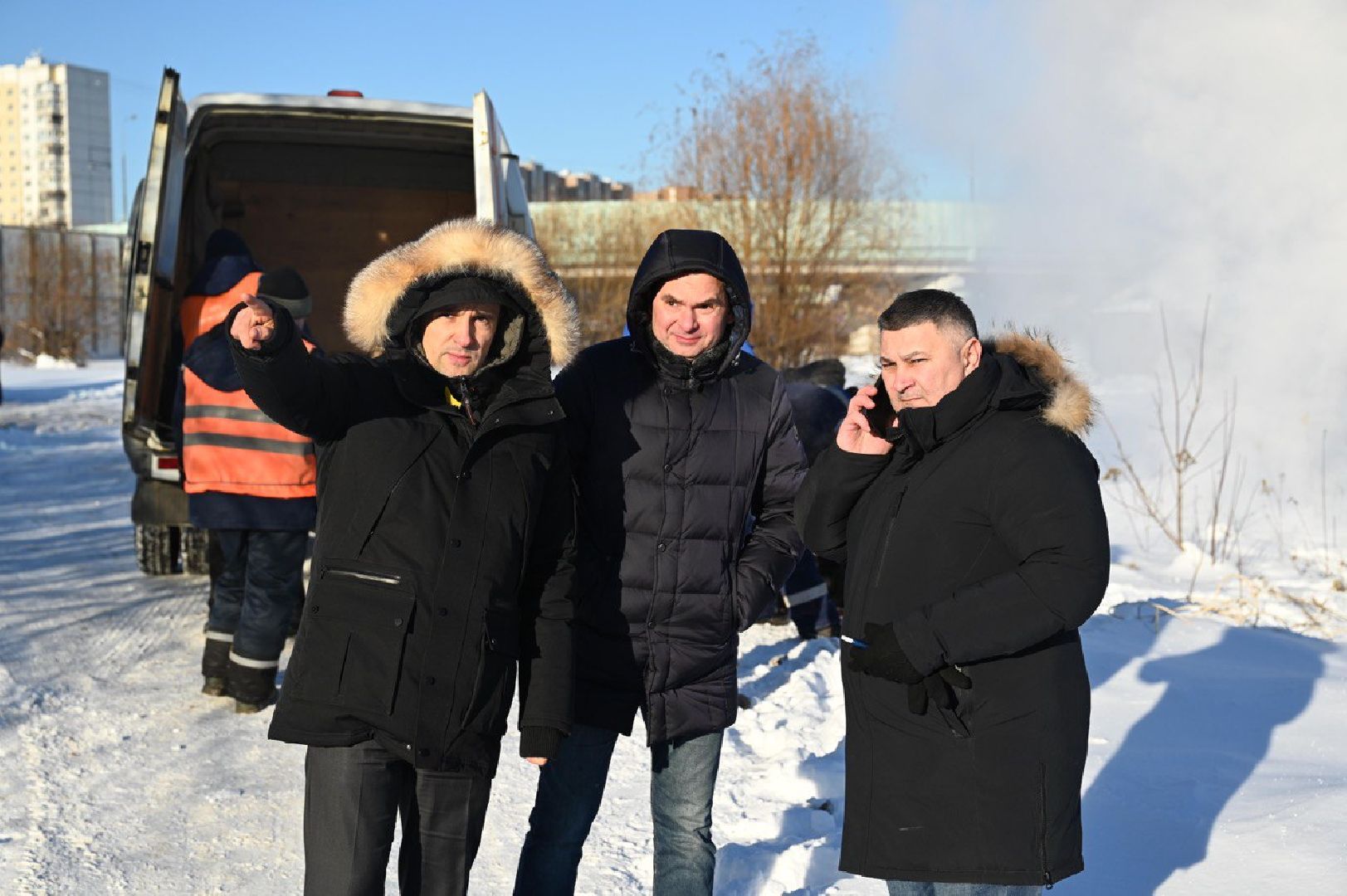 авария, авария в котельной, теплосети, теплотрасса, ленинский окргуг,