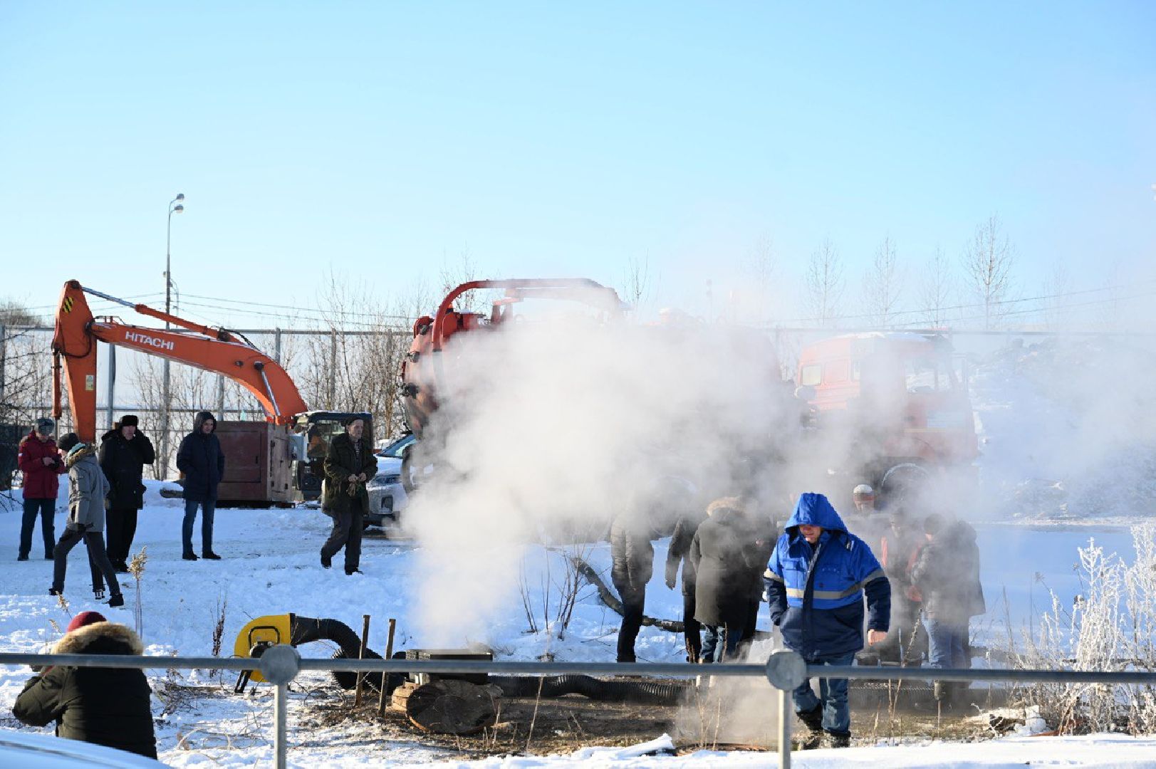 авария, авария в котельной, теплосети, теплотрасса, ленинский окргуг,