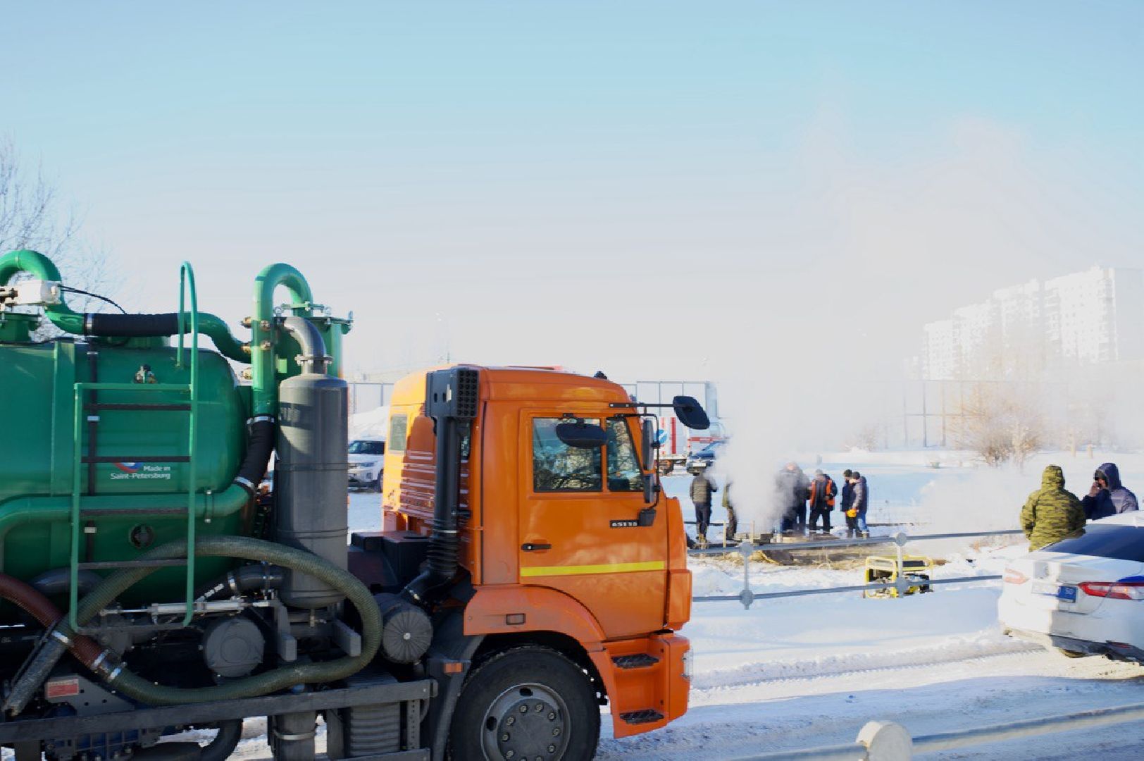 авария, авария в котельной, теплосети, теплотрасса, ленинский окргуг,