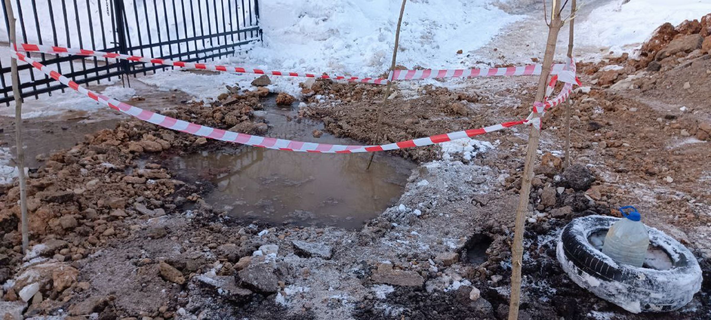 Дмитров, Авария в трубопроводе, Семешки,