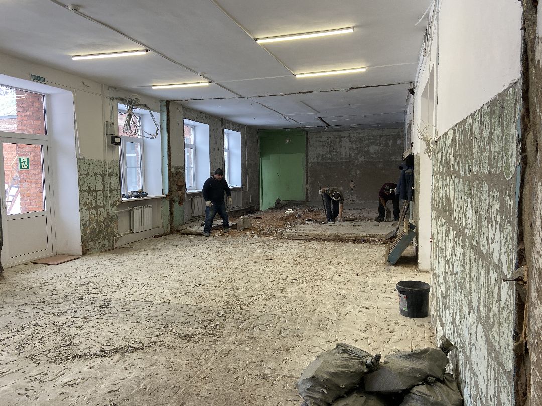 Волоколамск, школа, Осташево, ремонт, капитальный ремонт, дети, образование, Образование Подмосковья,