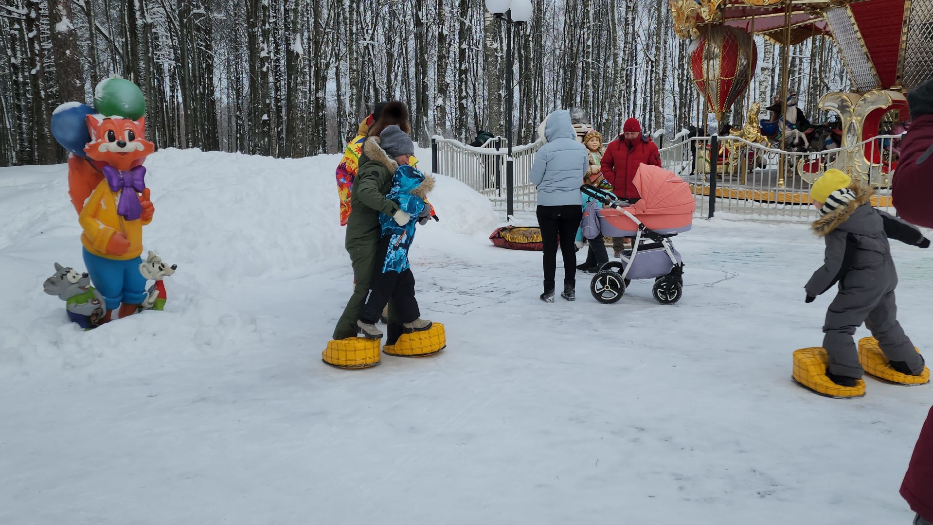волоколамск, парк, снег, зима в подмосковье, мероприятие, елки, соревнования, конкурсы, мастер класс,