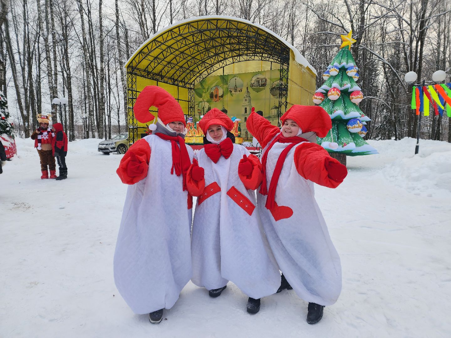 волоколамск, парк, снег, зима в подмосковье, мероприятие, елки, соревнования, конкурсы, мастер класс,