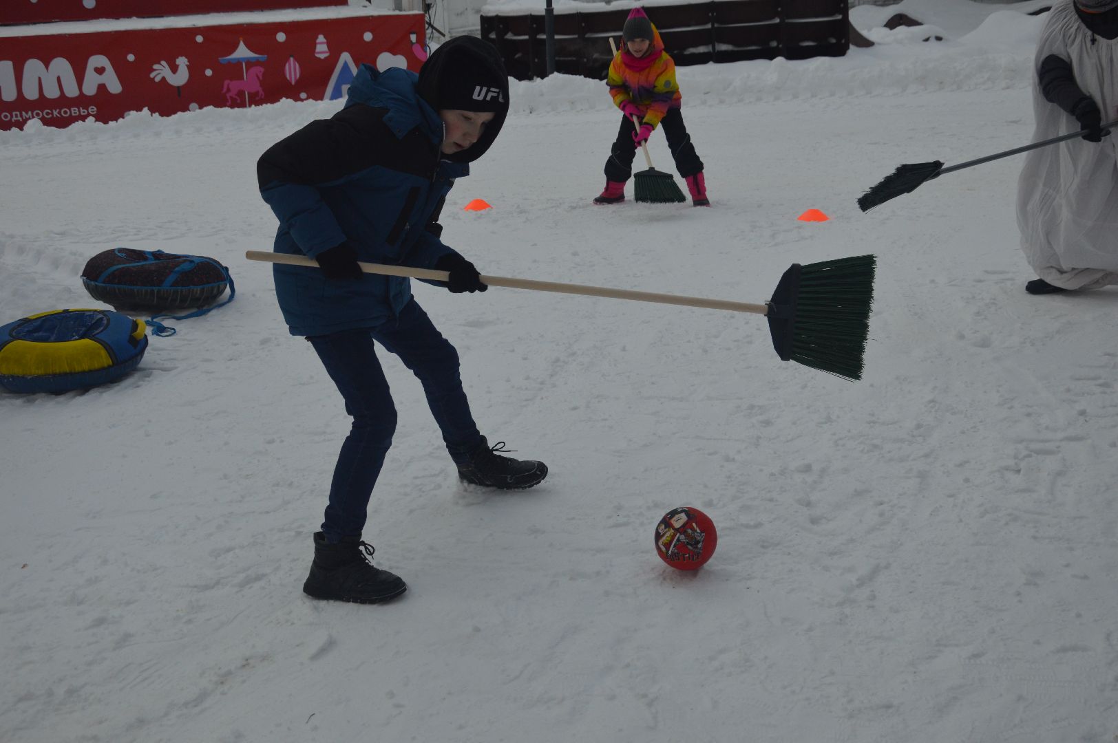 шатура, городской округ люди, городские парки, парки подмосковья, метлобол, юмор, приколы,