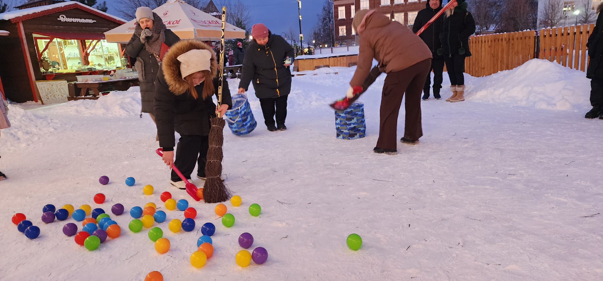 Коломна, зима в подмосковье, старый новый год, праздничная программа,