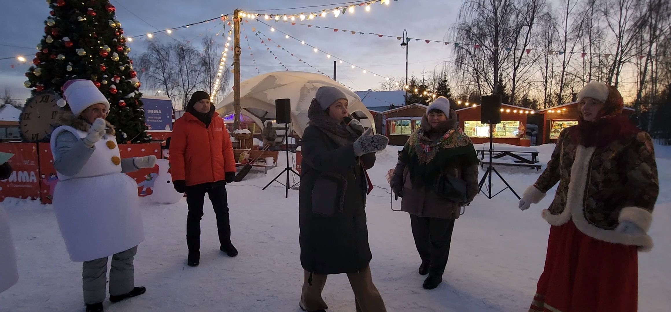 Коломна, зима в подмосковье, старый новый год, праздничная программа,